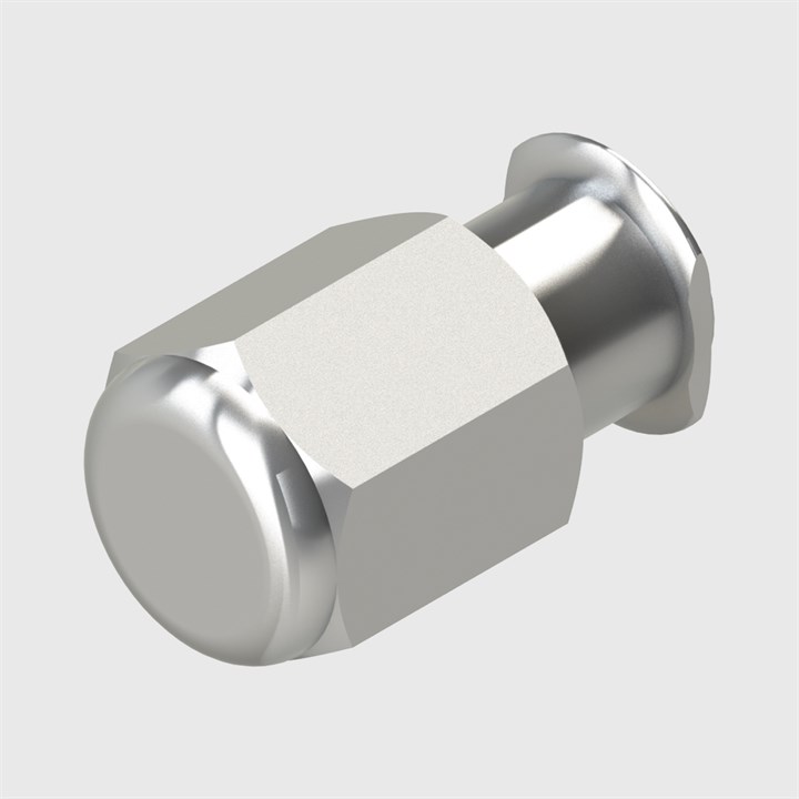 316 Stainless Steel Luer Plug, Female Slip Luer