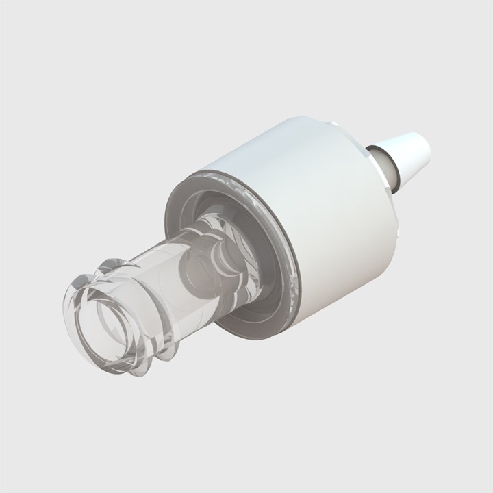 3/32" Barb to Female Luer Lock, ABS Body with Polystyrene & Glass Fibre Filter