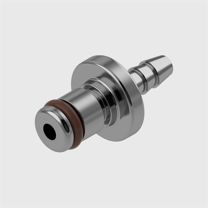 316 Stainless Steel Plugs - 1/8" ID Tube - Non-Valved - 1/8" Flow - Q2 Series - Various Sizes