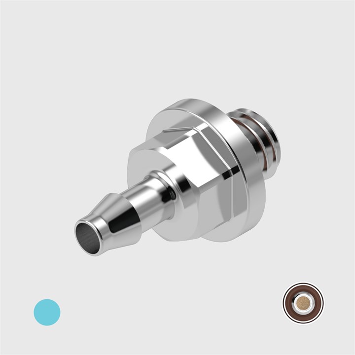 Nickel Plated Brass 3/32" to 10-32 UNF Filters - Choose Seal and Micron Options