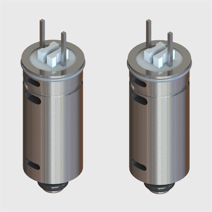 Manifold Mount 2/2 Oxygen Compatible Solenoid Valve, Normally Closed, 0.5mm Orifice Effective Size