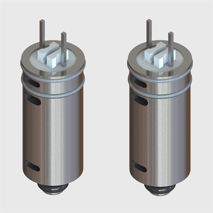 Manifold Mount 3/2 Oxygen Compatible Solenoid Valve, Normally Closed, 0.5mm Orifice Effective Size