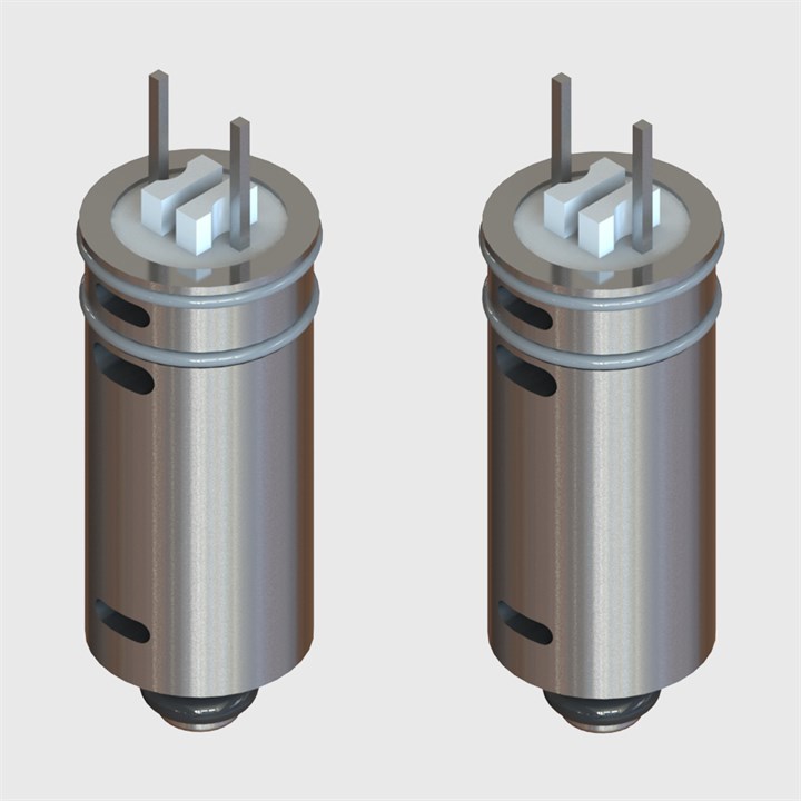 Manifold Mount 3/2 Oxygen Compatible Solenoid Valve, Normally Closed, 0.7mm Orifice Effective Size