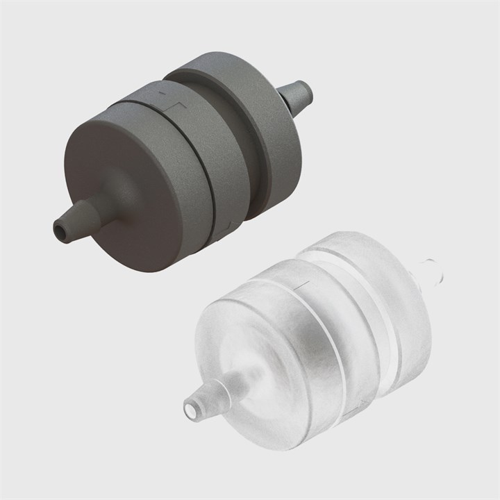 3/32" Nylon or Polypropylene Umbrella Check Valves - Available in Various Cracking Pressures