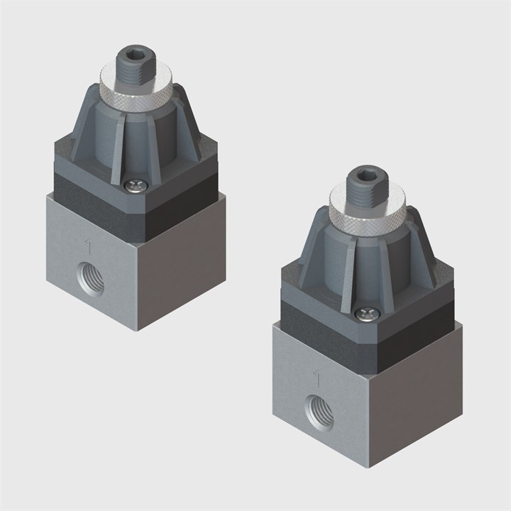 Anodised Aluminium Base Oxygen Compatible Pressure Regulator