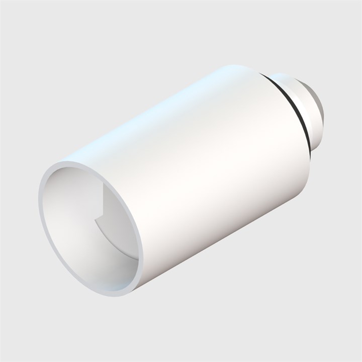 1/4" OD Cartridge Check Valve, Nylon Body, Buna-N seal, 1 psi Cracking Pressure