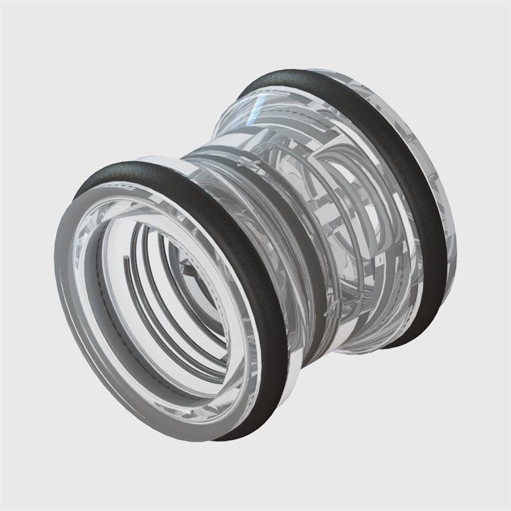 5/8" OD Cartridge for Modular Check Valve, Polypropylene, Nitrile Seals, 3 psi Cracking Pressure