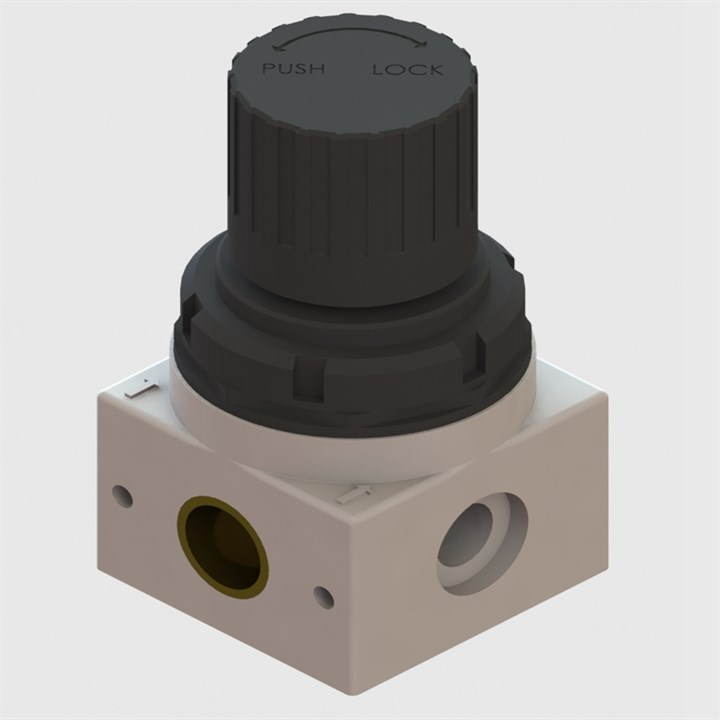 G1/4" Mini Series Regulator, psi ranging 0-30 to 0-180