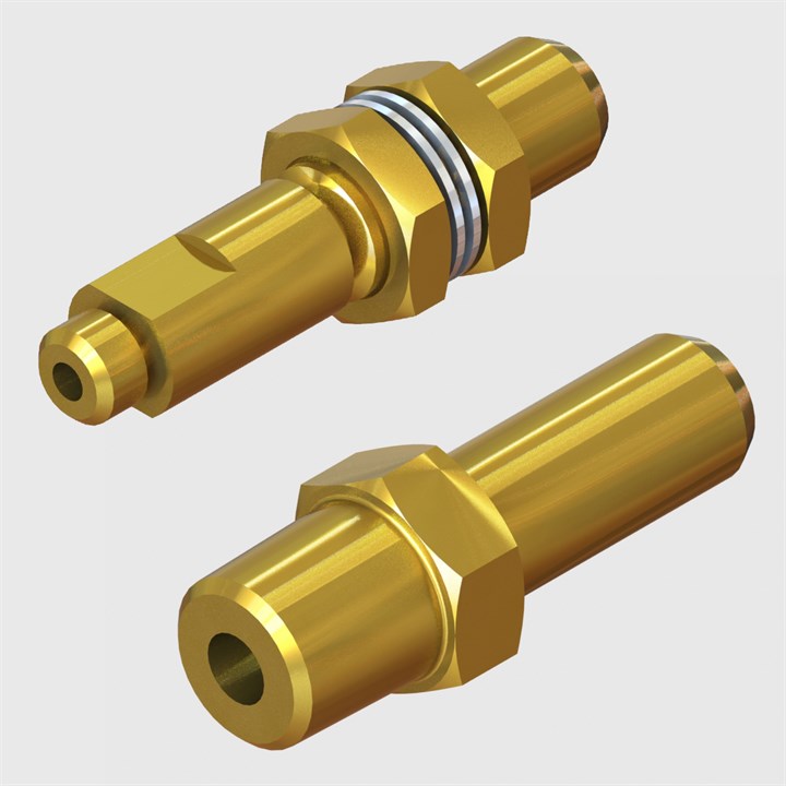 Natural Brass Coupling Sockets-Screw Type
