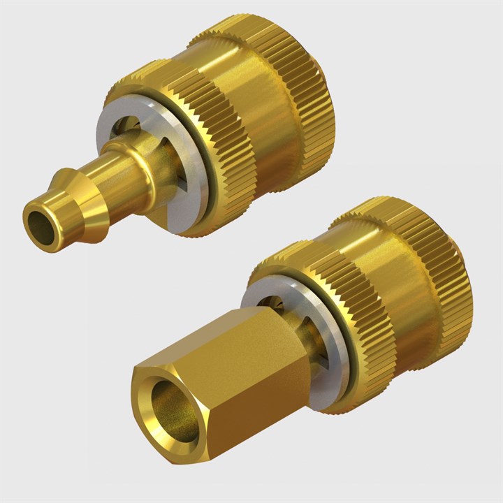 Natural Brass Coupling Plugs-Screw Type
