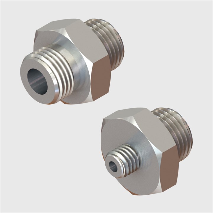 Nickel Plated Brass Male Adaptors - Various Sizes