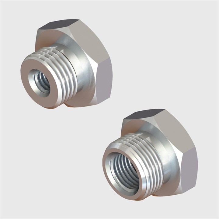 Nickel Plated Brass Male to Female Adaptors - Various Sizes