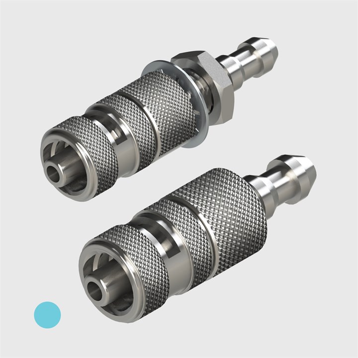 ISO 80369-7 Compatible - Nickel Plated Brass Rotating Luers - Various Connections