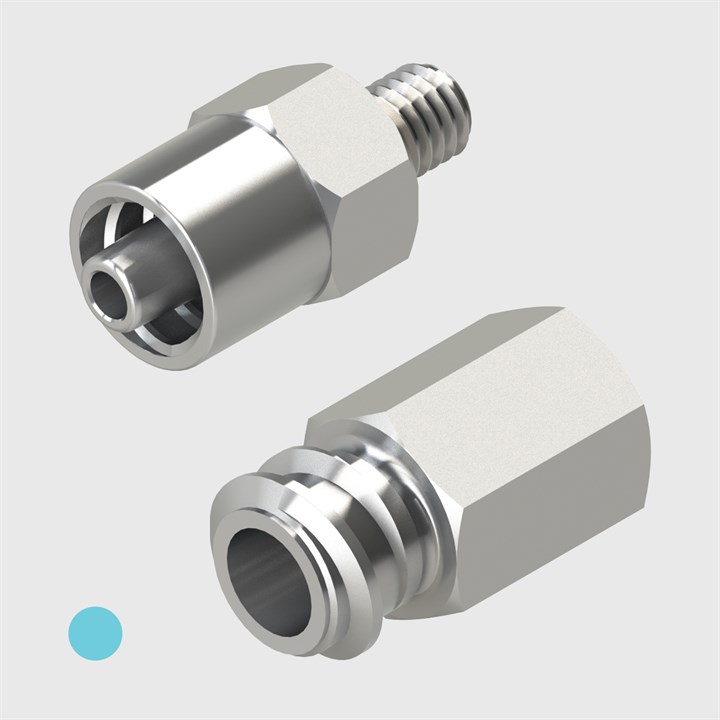 ISO 80369-7 Compatible - Stainless Steel Luers to Thread - Various Sizes