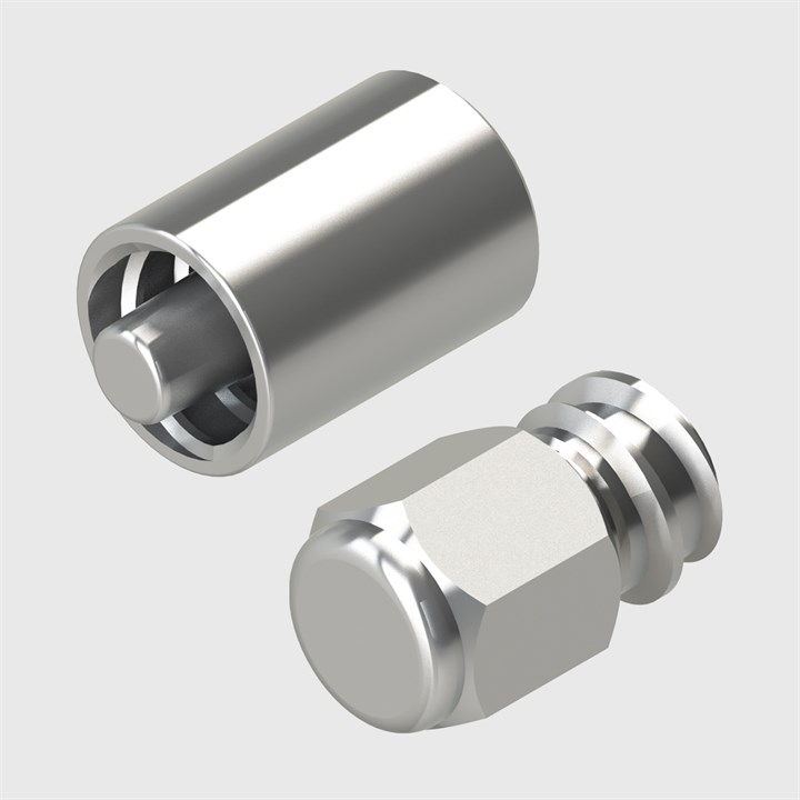 ISO 80369-7 Compatible - Stainless Steel Plugs - Various Connections