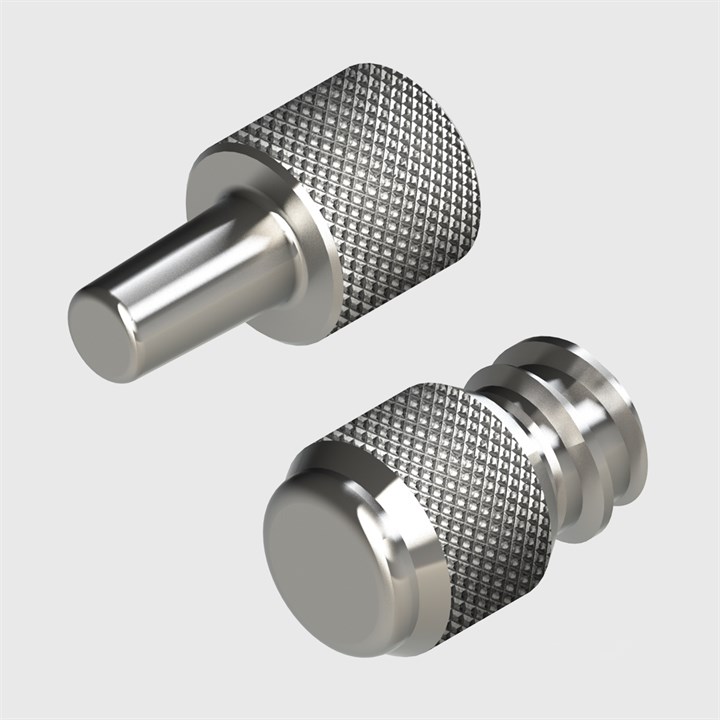 ISO 80369-7 Compatible - Nickel Plated Brass Plugs - Various Connections