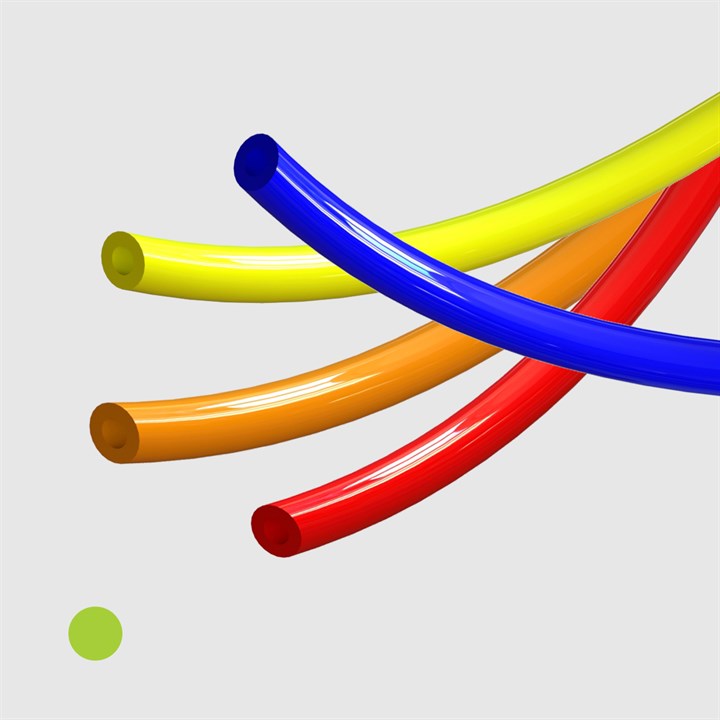 Nylon Tube - 6 mm OD, 4 mm ID - 115 Shore A