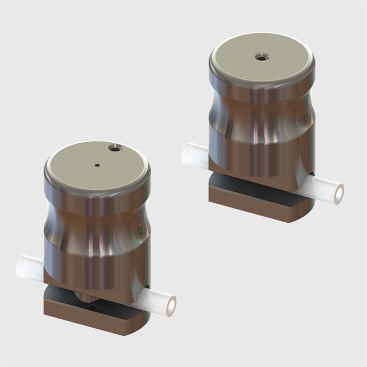 2 Way Pneumatic Pinch Valve, 3/16" (4.8mm) ID x 5/16" (7.9mm) OD