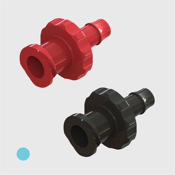 Female Luer Locks to 1/8" Barb - Various Colours Available