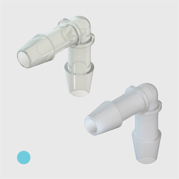 1/4" Barbs - Elbow Connectors - Various Materials
