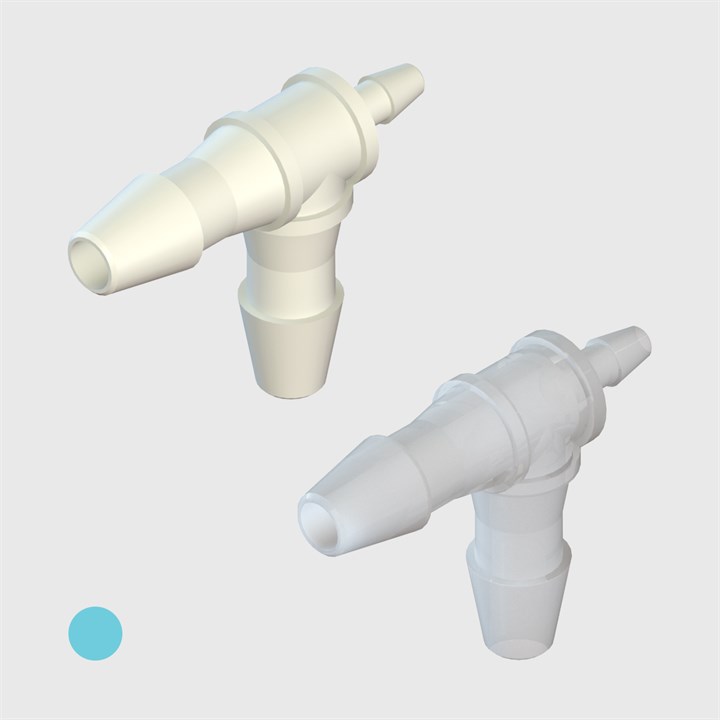 1/8"- 1/16" - Tee Reducing Connectors - Various Materials
