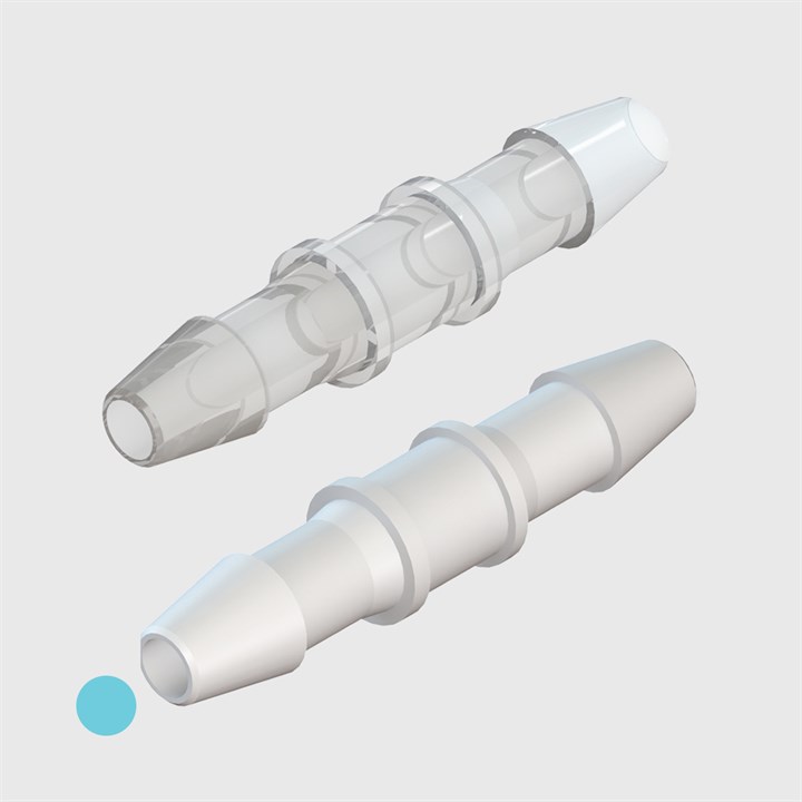 1/8" Barbs Straight Connectors - Various Materials