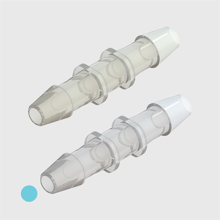 3/16" Barb Straight Connectors - Various Materials