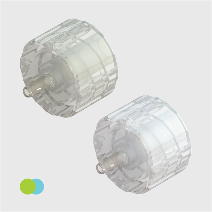 Male Luer Locks - 1/16" Rigid Barbs - Various Materials Available