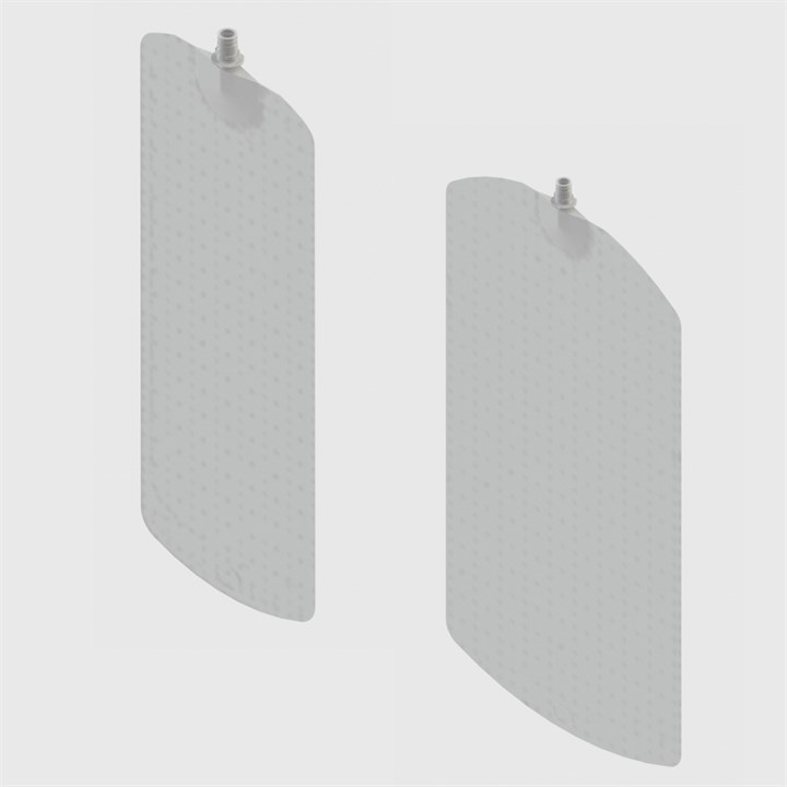 Twist Lock Auxiliary-Media Bags with Shut Off Pouch Fitment