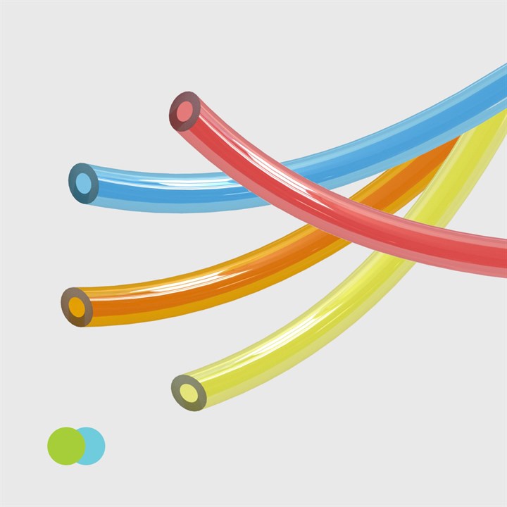 Transparent Polyurethane Tube  – 95 Shore A - 8 mm OD x 5mm ID