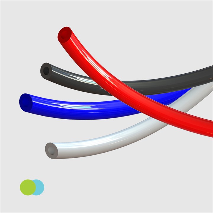 Transparent Polyurethane Tube-Grade 85 Shore A - 3.2 mm OD x 1.68 mm ID