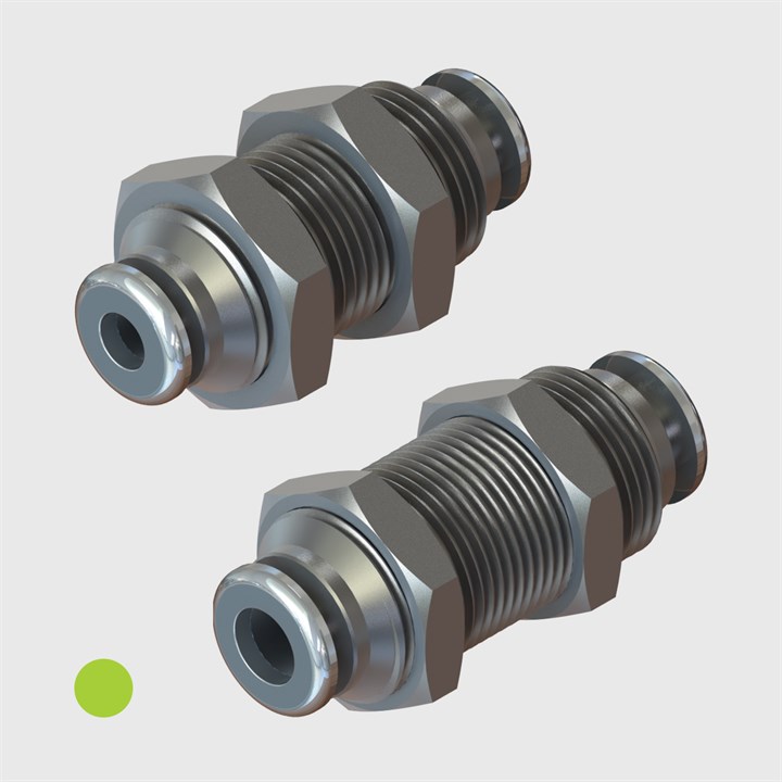 Food Grade Brass - Panel Mount Connectors - Various Sizes