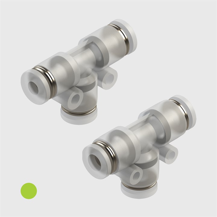 Polypropylene - Equal Tee Connectors - Various Sizes