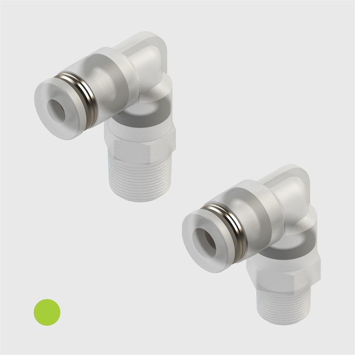 Polypropylene - Swivel Male Elbows - Various Sizes