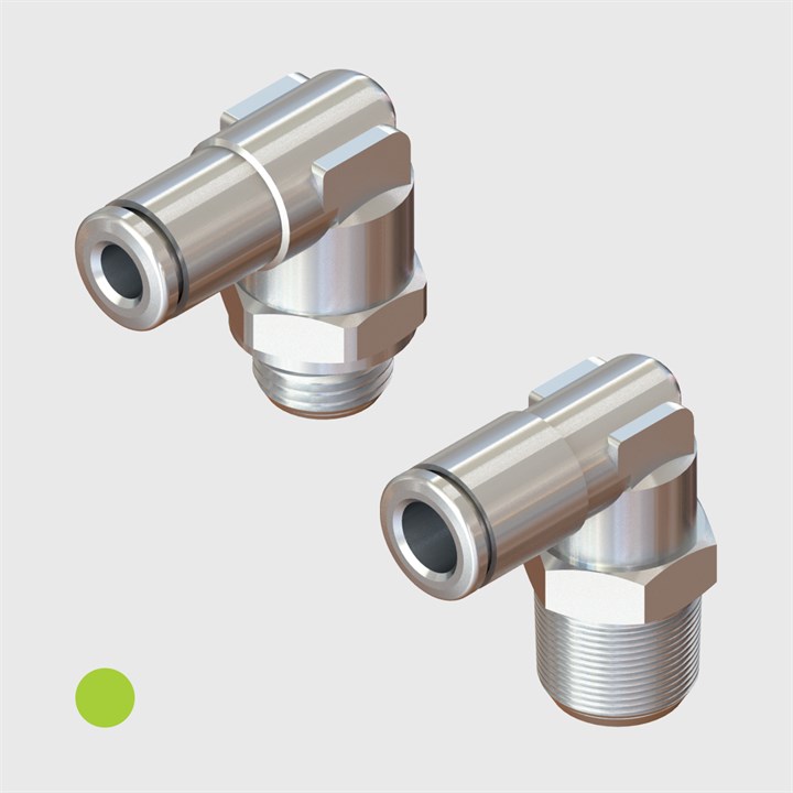 Stainless Steel - Swivel Male Elbows - Various Sizes