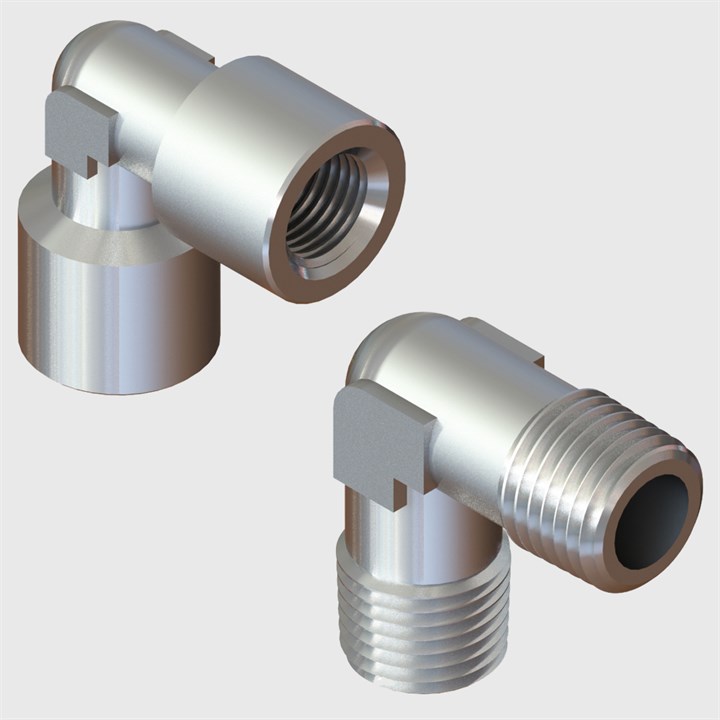 Nickel Plated Brass Elbows