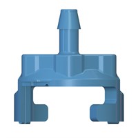 Inlet 1/8" Barb Blue - Glass Filled Polypropylene (FDA CR21 Approved)