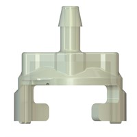 Inlet 1/8" Barb Natural - Glass Filled Polypropylene (FDA CR21 Approved)
