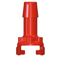 Inlet 3/8" Barb Red - Glass Filled Polypropylene (FDA CR21 Approved)