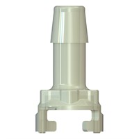 Inlet 3/8" Barb Natural - Glass Filled Polypropylene (FDA CR21 Approved)