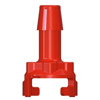 Inlet 5/16" Barb Red - Glass Filled Polypropylene (FDA CR21 Approved)