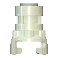 Inlet 1/4" Push-in Natural - Glass Filled Polypropylene (FDA CR21 Approved)