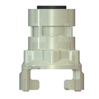 Inlet 4mm Push-in Natural - Glass Filled Polypropylene (FDA CR21 Approved)