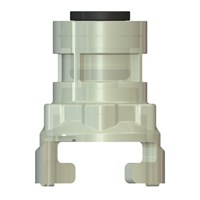 Inlet 6mm Push-in Natural - Glass Filled Polypropylene (FDA CR21 Approved)