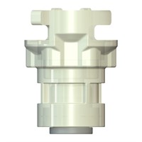 Outlet 1/4" Push-in Natural - Glass Filled Polypropylene (FDA CR21 Approved)