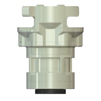 Outlet 6mm Push-in Natural - Glass Filled Polypropylene (FDA CR21 Approved)