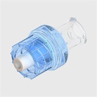 MABS Luer Check Valve with TPE Taper, Silicone Disc, Female Luer Lock to Male Luer Lock, 0.2 Bar Cracking Pressure