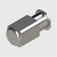 Nickel Plated Brass Luer Plug, Female Slip Luer