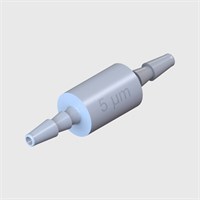 Polysulfone Miniature Disposable Filter, 5 Micron Dutch Weave Stainless Steel Screen, 1/16" (1.6mm) ID Tube