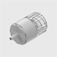 ISO 80369-7 ABS Bodied Bacterial Filter, 0.2 Micron Hydrophobic Glass Fibre disc, 1/16" (1.6mm) ID Tube to Male Luer Lock